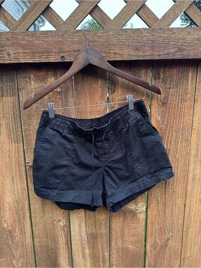 Cotton The North Face Women's Black Athletic Drawstring Shorts
